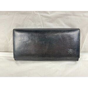 Firenze Florence Black Clutch Wallet